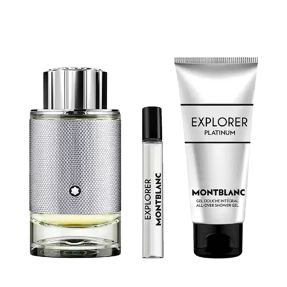 Kit Montblanc Explorer Platinum Masculino Eau de Parfum - Montblanc - Universo do Perfume