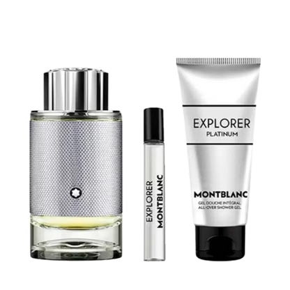 Kit Montblanc Explorer Platinum Masculino Eau de Parfum - Montblanc - Universo do Perfume
