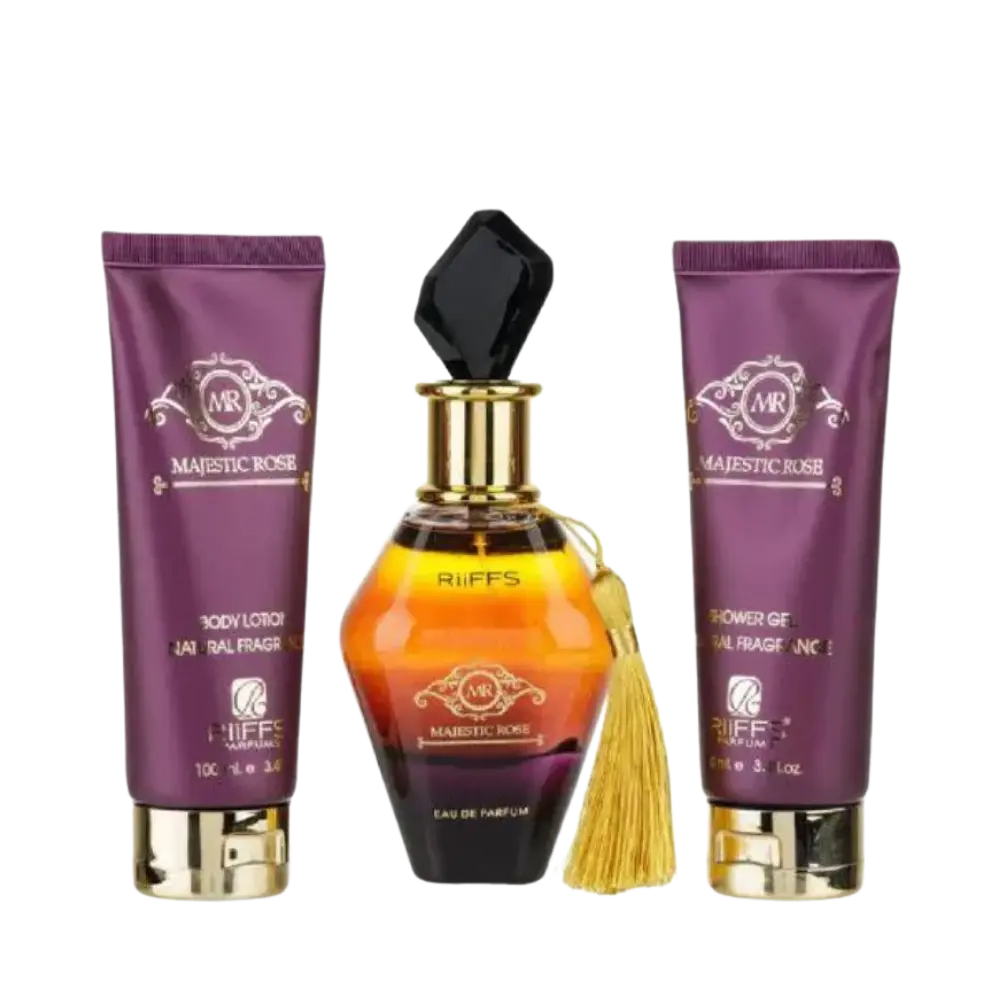 Kit Majestic Rose Eau de Parfum Feminino - Riiffs - Universo do Perfume