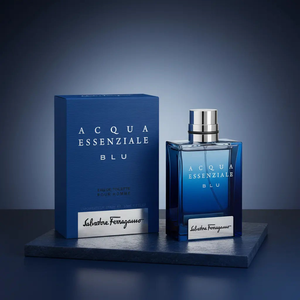Acqua Essenziale Blu Eau de Toilette Masculino - Salvatore Ferragamo - Universo do Perfume