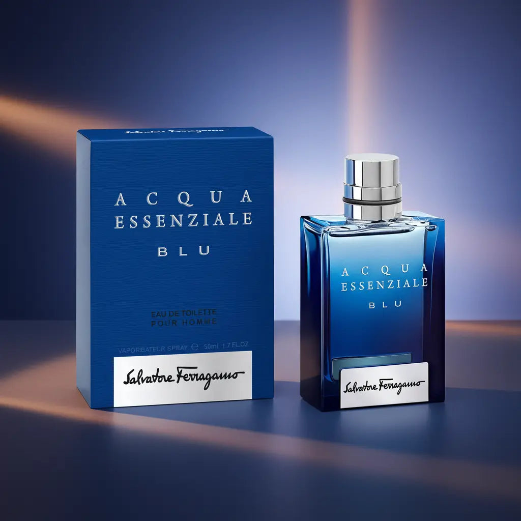 Acqua Essenziale Blu Eau de Toilette Masculino - Salvatore Ferragamo - Universo do Perfume