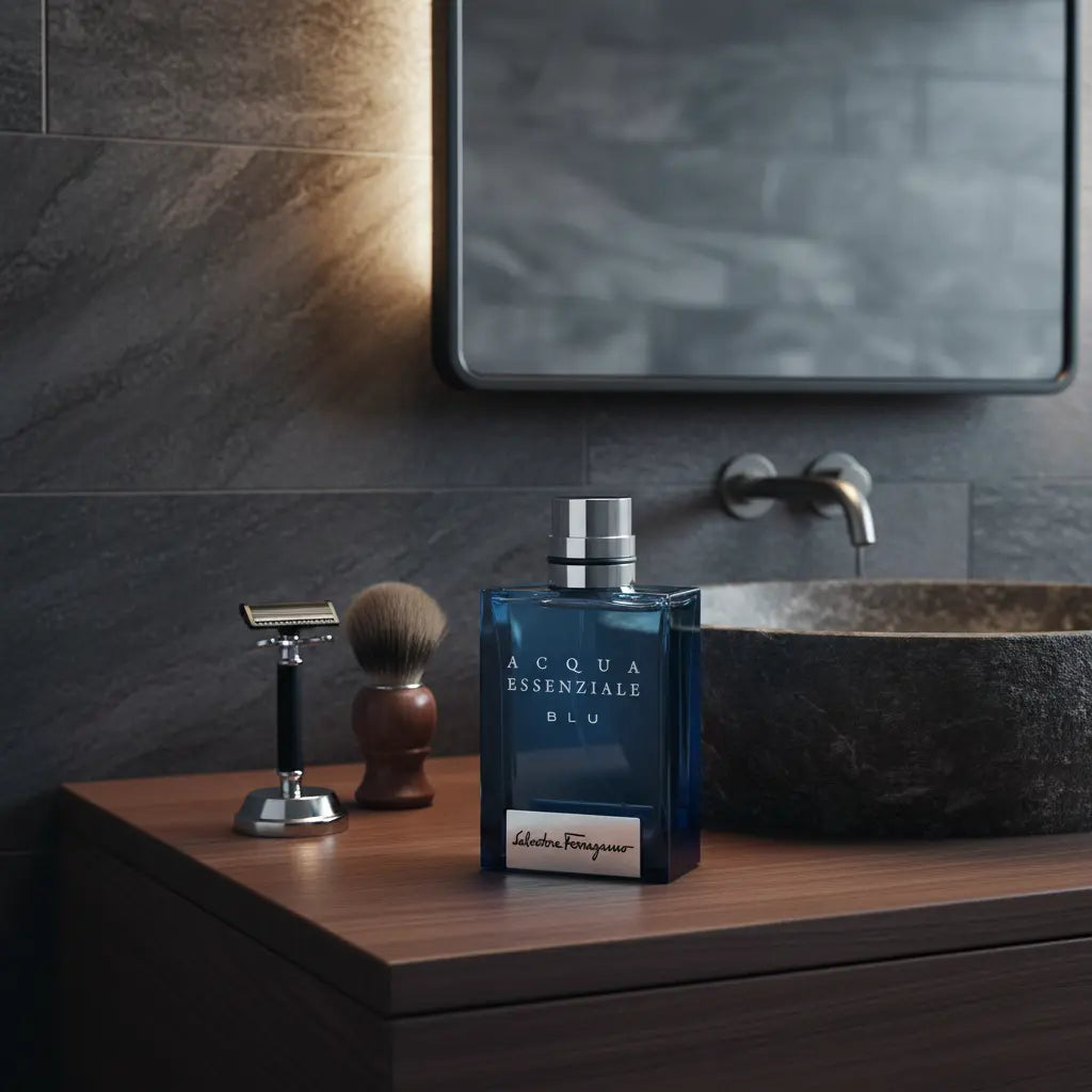 Acqua Essenziale Blu Eau de Toilette Masculino - Salvatore Ferragamo - Universo do Perfume