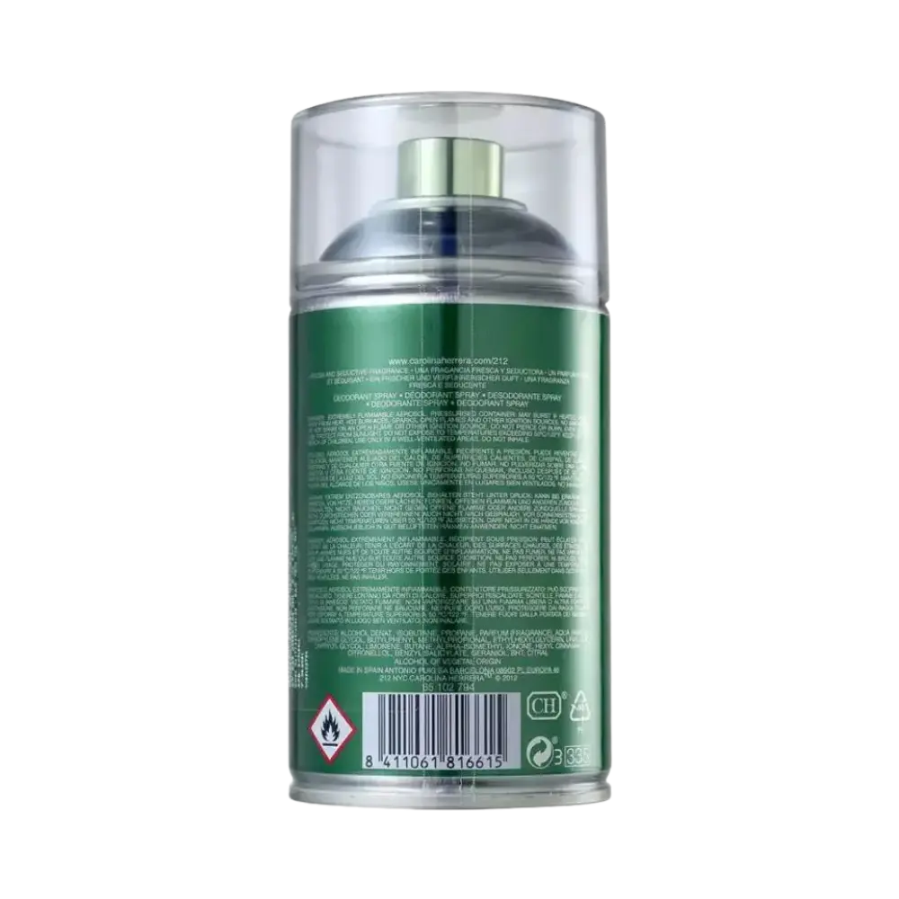 212 NYC Seductive Body Spray Feminino - Carolina Herrera - Universo do Perfume
