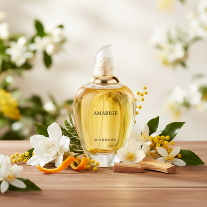Perfume Amarige Eau de Toilette Feminino - Givenchy em composição olfativa inspirada na fragrância