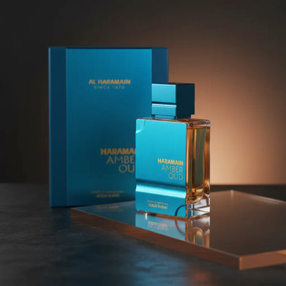 Amber Oud Aqua Dubai Extrait de Parfum Unissex - Al Haramain - Universo do Perfume