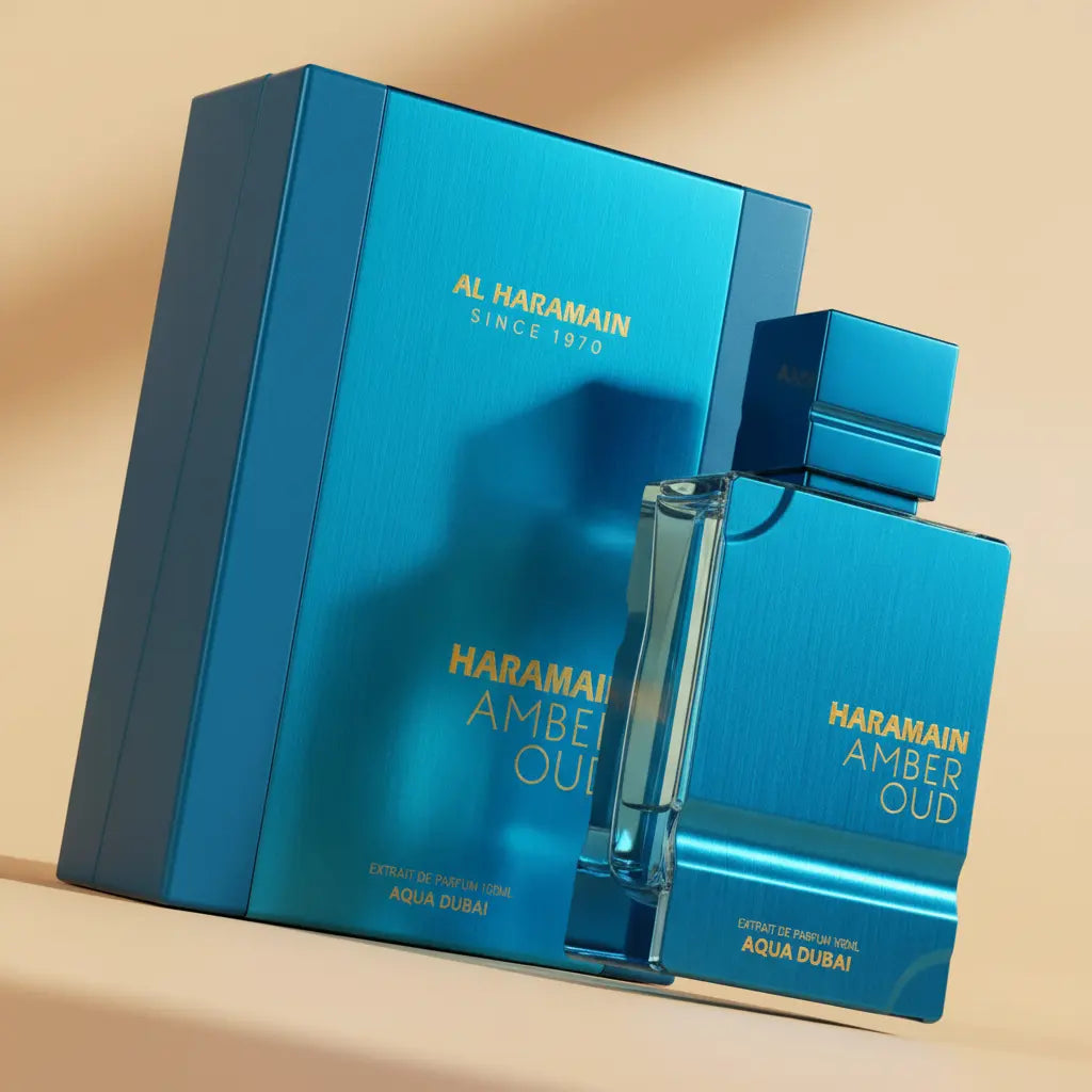 Amber Oud Aqua Dubai Extrait de Parfum Unissex - Al Haramain - Universo do Perfume