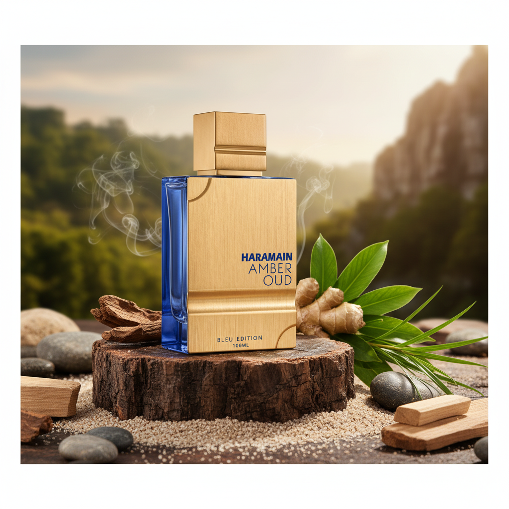 Amber Oud Bleu Edition Eau de Parfum Masculino - Al Haramain - Universo do Perfume