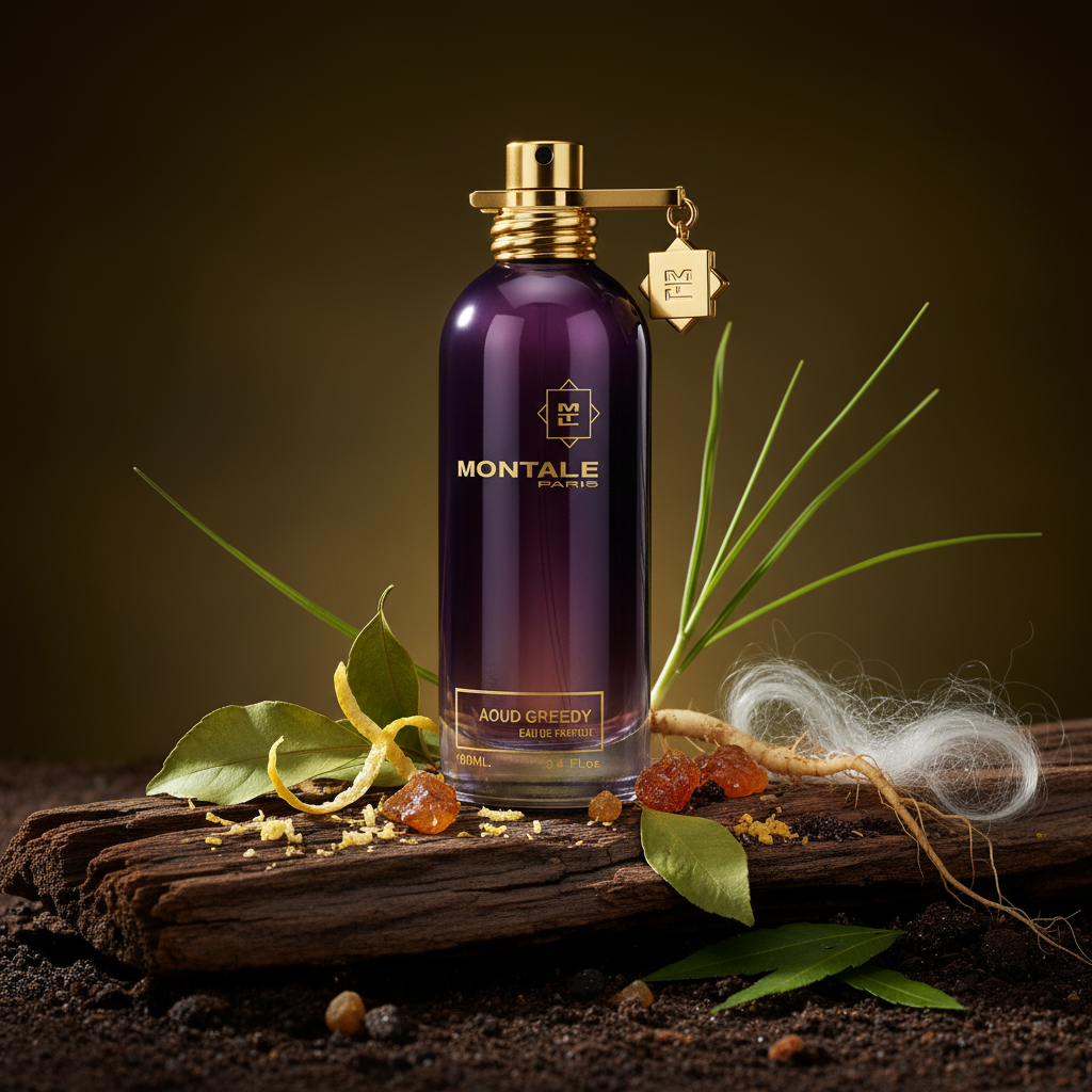 Perfume Aoud Greedy Eau de Parfum Unissex - Montale em composição olfativa inspirada na fragrância