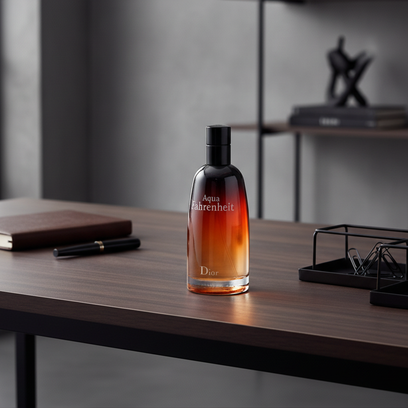 Perfume Aqua Fahrenheit Eau de Toilette Masculino - Dior em ambiente elegante de lifestyle