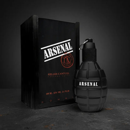 Arsenal Black Eau de Parfum Masculino - Gilles Cantuel - Universo do Perfume