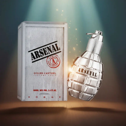 Arsenal Platinum Eau de Parfum Masculino - Gilles Cantuel - Universo do Perfume