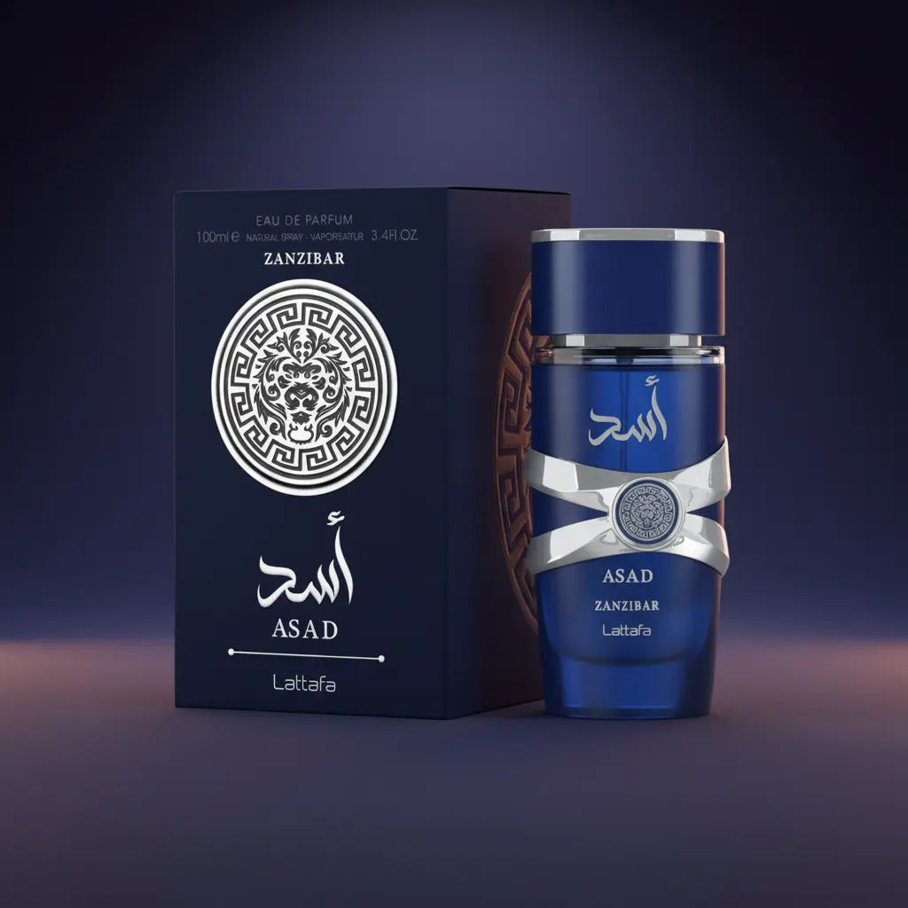 Asad Zanzibar Eau de Parfum Masculino - Lattafa - Universo do Perfume