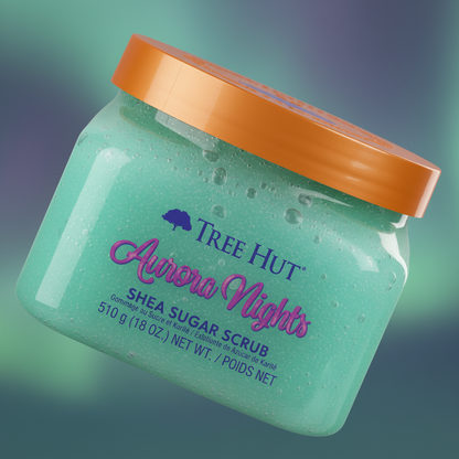 Aurora Nights Shea Sugar Scrub Esfoliante Corporal - Tree Hut - Universo do Perfume