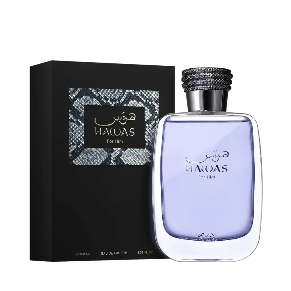 Hawas For Him Eau de Parfum Masculino - Rasasi 100ml - Universo do Perfume