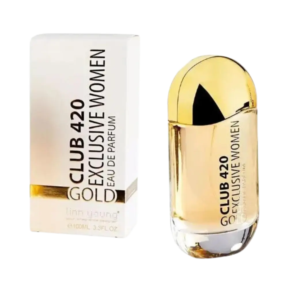Club 420 Gold Exclusive Woman Eau de Parfum Feminino - Linn Young 100ml - Universo do Perfume