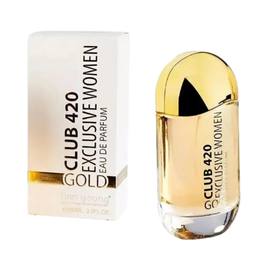 Club 420 Gold Exclusive Woman Eau de Parfum Feminino - Linn Young - Universo do Perfume