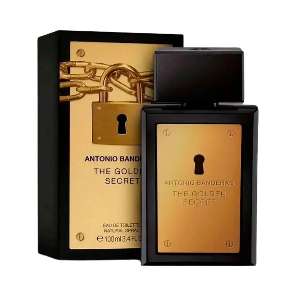 The Golden Secret Eau de Toilette Masculino - Antonio Banderas - Universo do Perfume