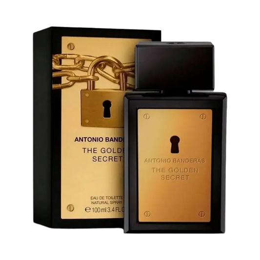 The Golden Secret Eau de Toilette Masculino - Antonio Banderas - Universo do Perfume