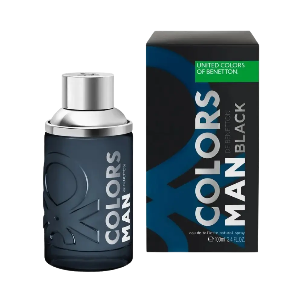 Colors Man Black Eau de Toilette Masculino - Benetton - Universo do Perfume