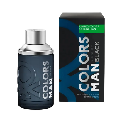 Colors Man Black Eau de Toilette Masculino - Benetton - Universo do Perfume