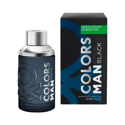 Colors Man Black Eau de Toilette Masculino - Benetton - Universo do Perfume