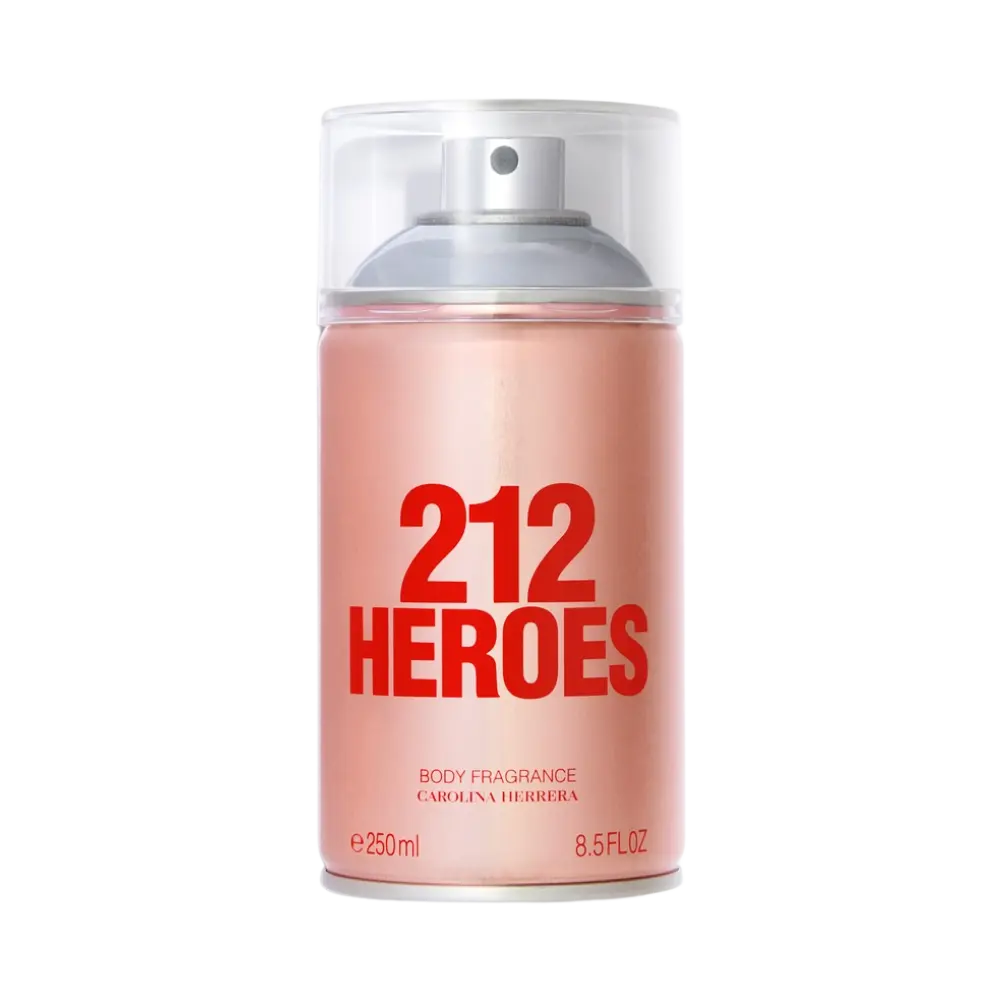 212 Heroes Body Spray Feminino - Carolina Herrera - Universo do Perfume