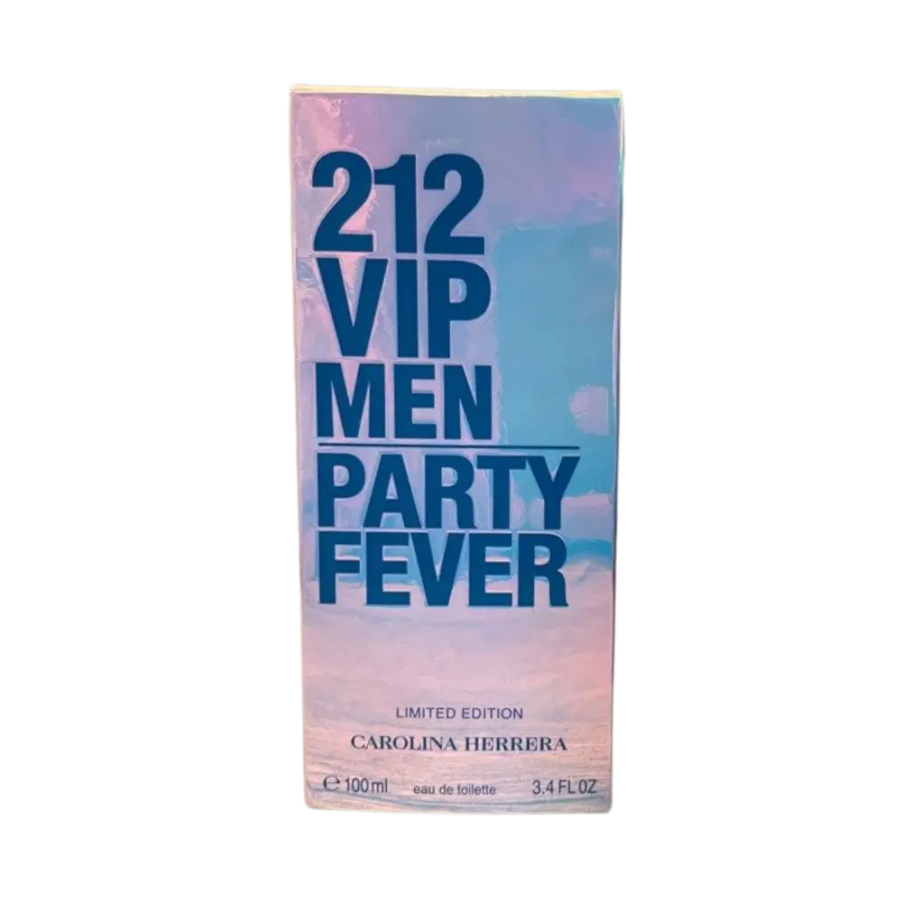 212 VIP Men Party Fever Limited Edition Eau de Toilette Masculino - Carolina Herrera - Universo do Perfume