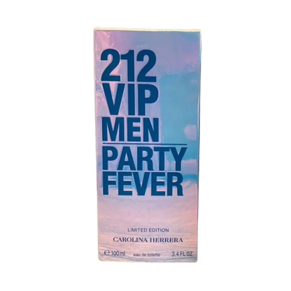 212 VIP Men Party Fever Limited Edition Eau de Toilette Masculino - Carolina Herrera - Universo do Perfume