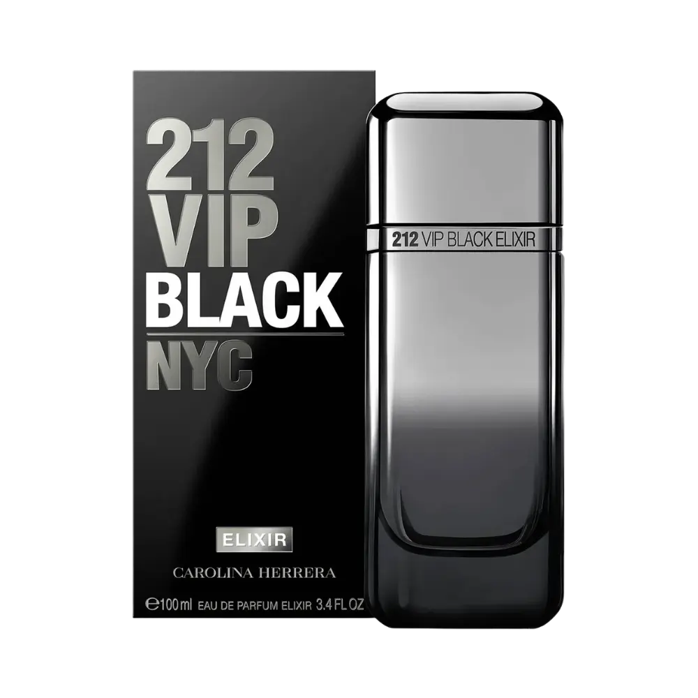 212 Vip Black Elixir Eau de Parfum Masculino - Carolina Herrera - Universo do Perfume