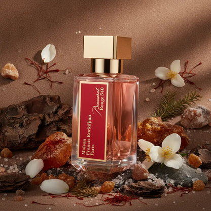 Perfume Baccarat Rouge 540 Eau de Parfum Unissex - Maison Francis Kurkdjian em composição olfativa inspirada na fragrância