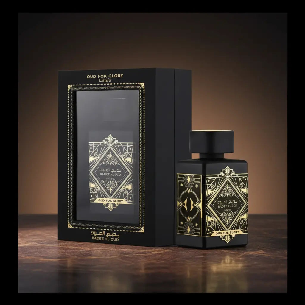 Bade'e Al Oud - Oud For Glory Eau de Parfum Unissex - Lattafa - Universo do Perfume