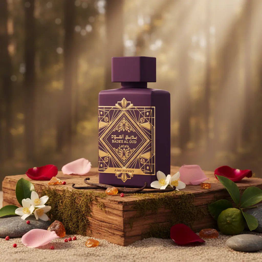 Bade'e Al Oud Amethyst Eau de Parfum Unissex - Lattafa - Universo do Perfume