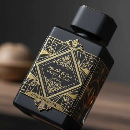 Bade'e Al Oud - Oud For Glory Eau de Parfum Unissex - Lattafa - Universo do Perfume
