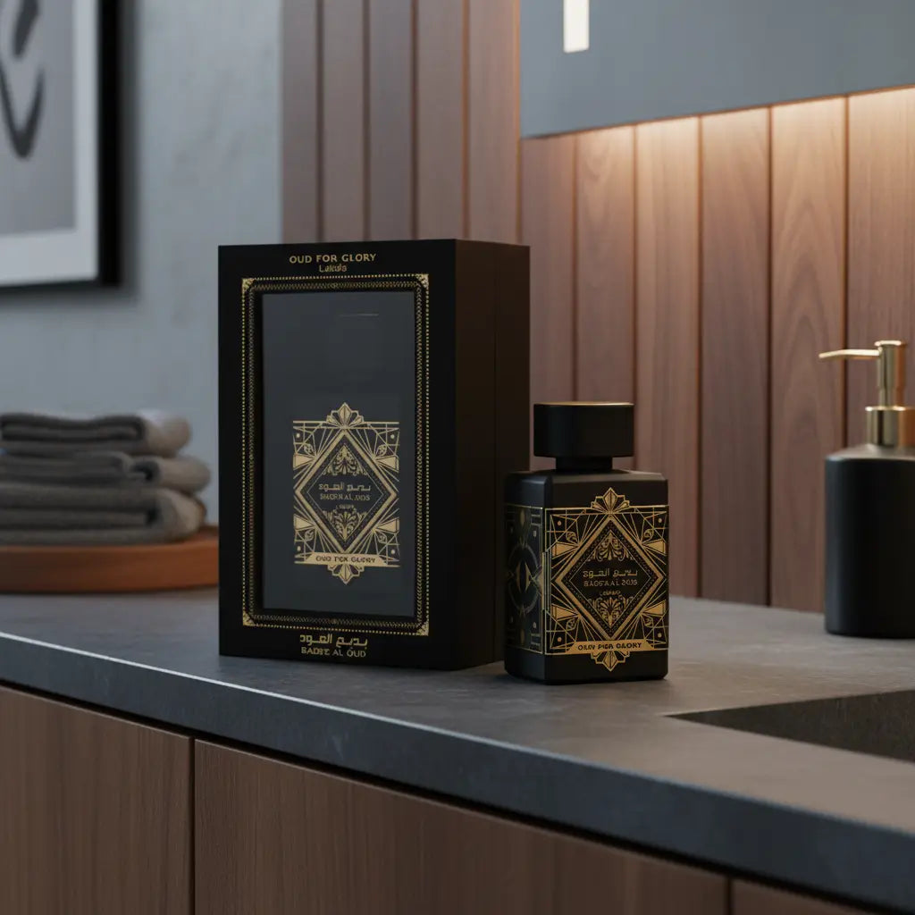 Bade'e Al Oud - Oud For Glory Eau de Parfum Unissex - Lattafa - Universo do Perfume