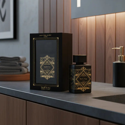 Bade'e Al Oud - Oud For Glory Eau de Parfum Unissex - Lattafa - Universo do Perfume