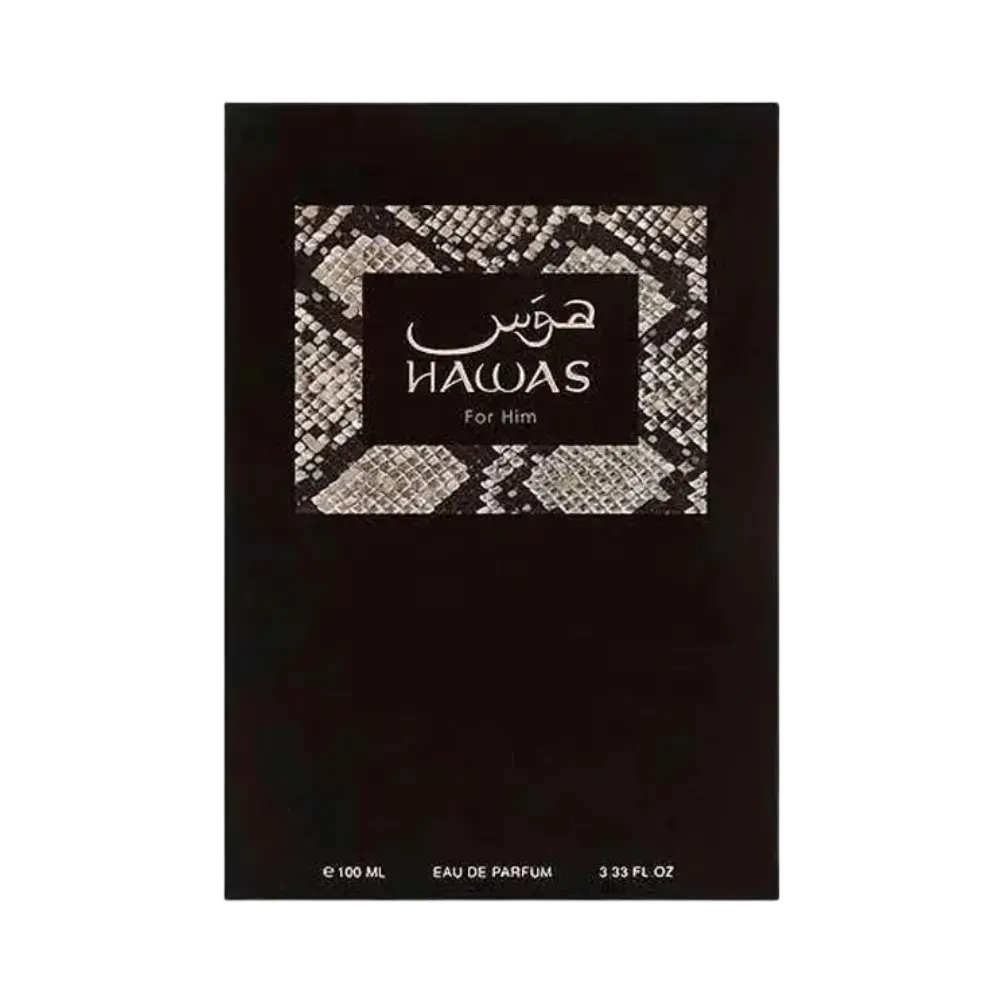 Hawas For Him Eau de Parfum Masculino - Rasasi - Universo do Perfume