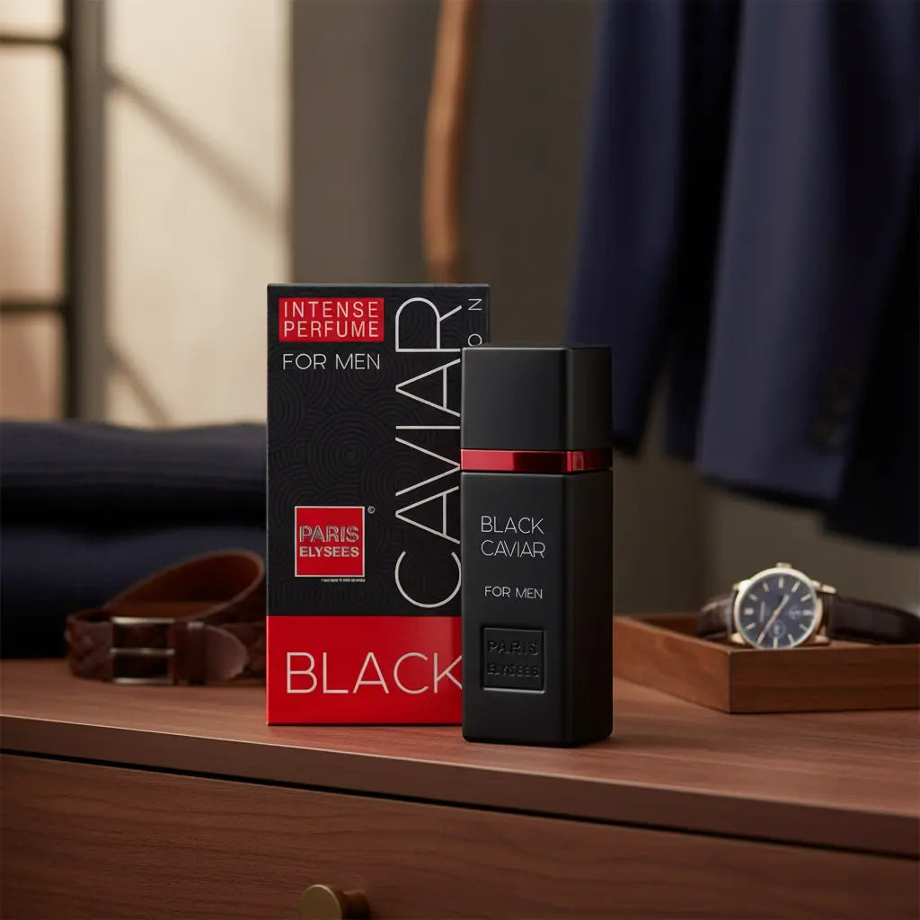 Black Caviar Collection For Men Eau de Toilette Masculino - Paris Elysees - Universo do Perfume