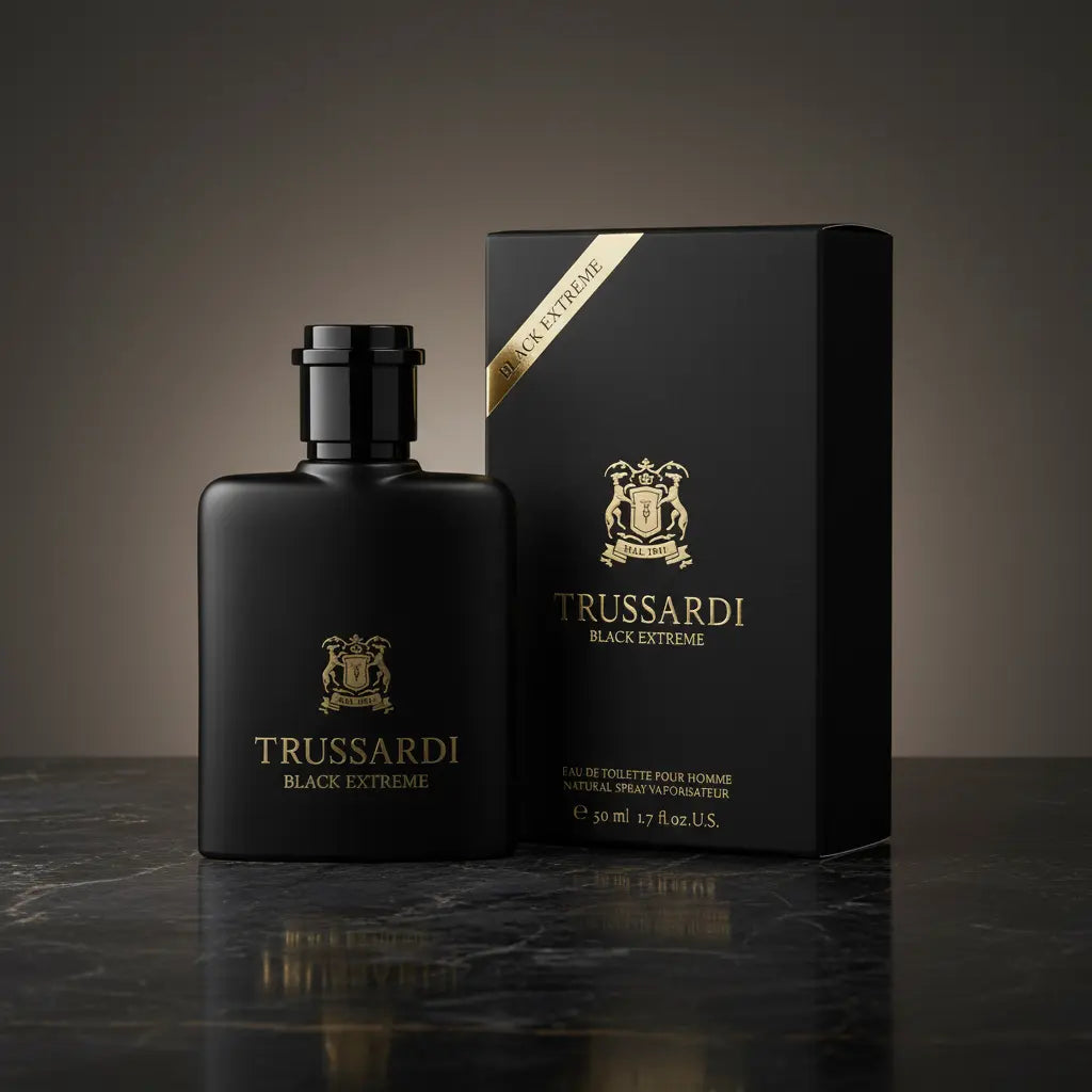 Black Extreme Eau de Toilette Masculino - Trussardi - Universo do Perfume