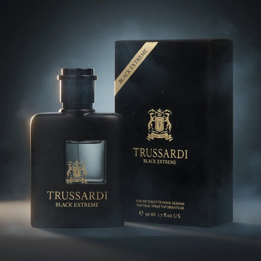 Black Extreme Eau de Toilette Masculino - Trussardi - Universo do Perfume