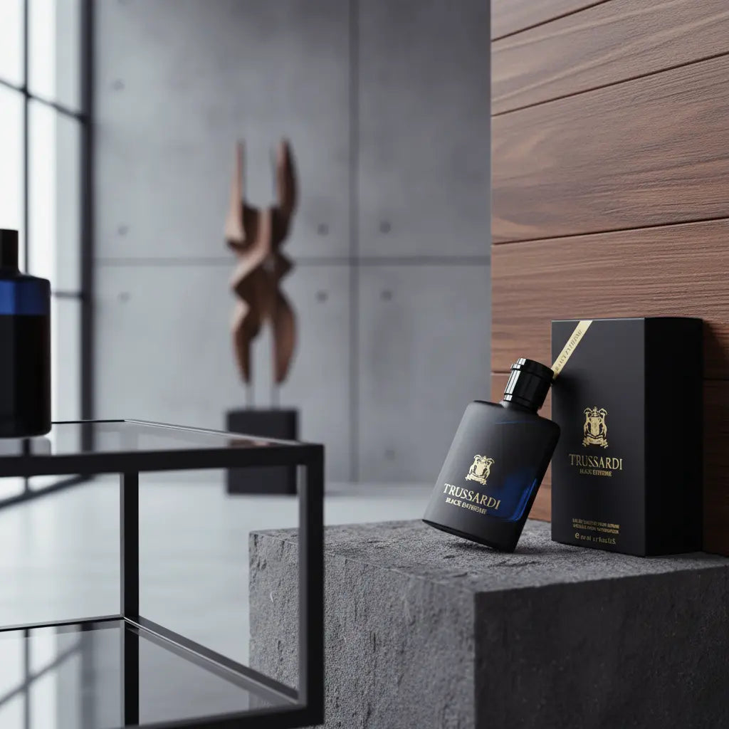 Black Extreme Eau de Toilette Masculino - Trussardi - Universo do Perfume