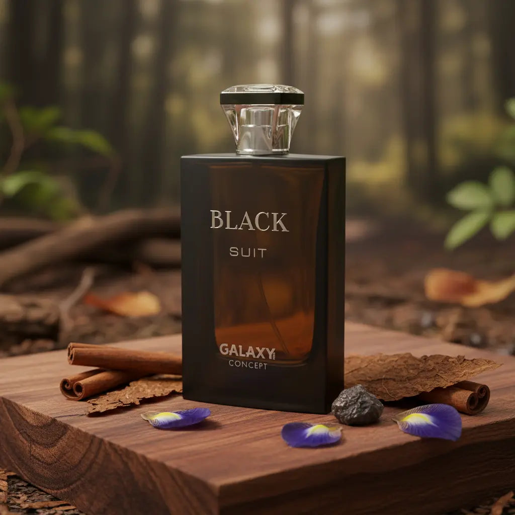 Black Suit Eau de Parfum Masculino - Galaxy Plus - Universo do Perfume