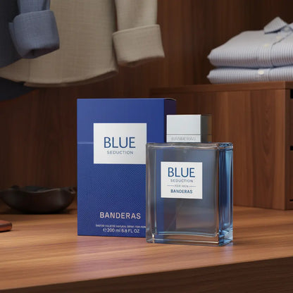 Blue Seduction Eau de Toilette Masculino - Antonio Banderas - Universo do Perfume