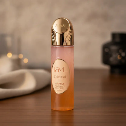 Perfume Body Mist I Am Celestial Unissex - Armaf em ambiente elegante de lifestyle