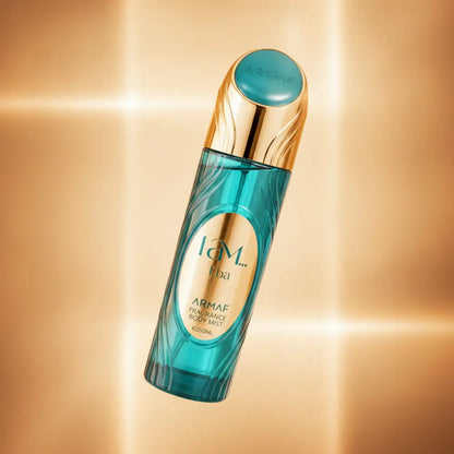 Perfume Body Mist I Am Eba Feminino - Armaf em composição atmosférica com iluminação sofisticada