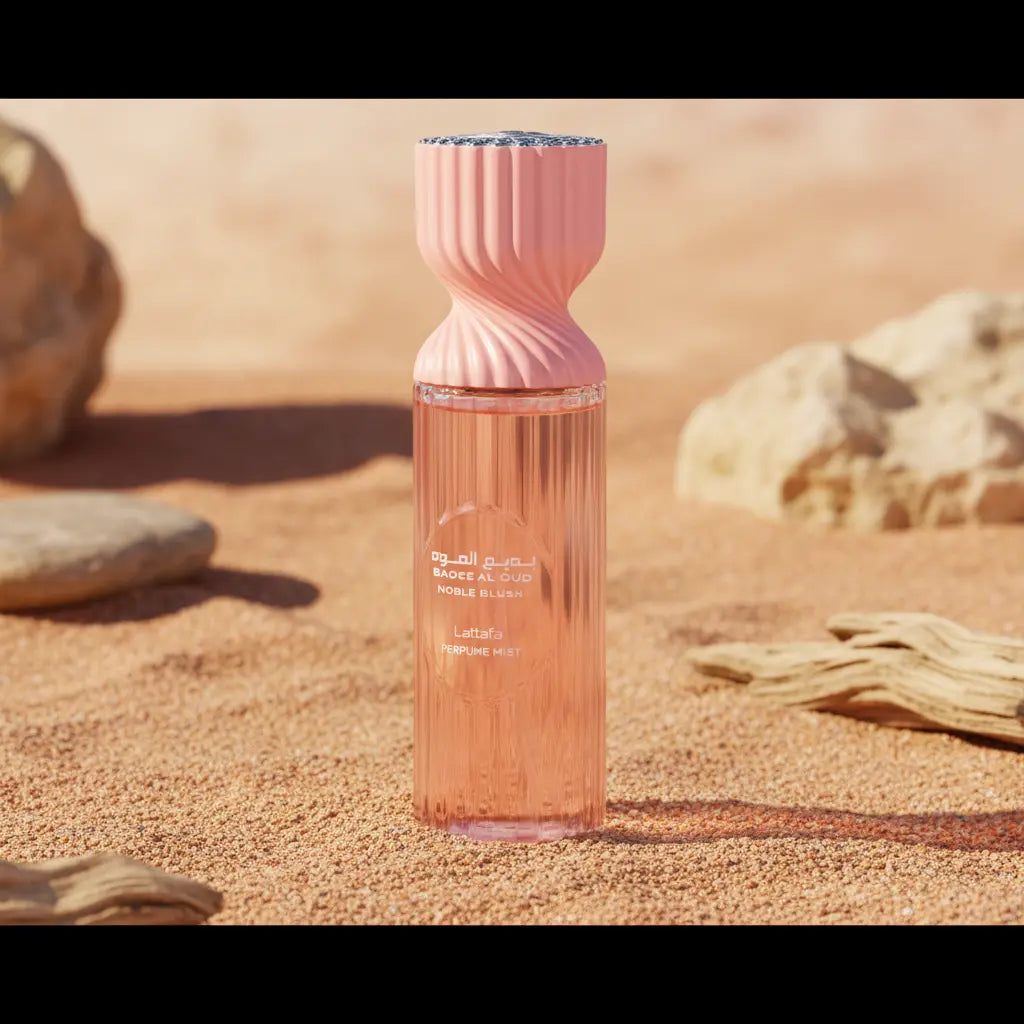 Body Splash Badee Al Oud Noble Blush Feminino - Lattafa - Universo do Perfume
