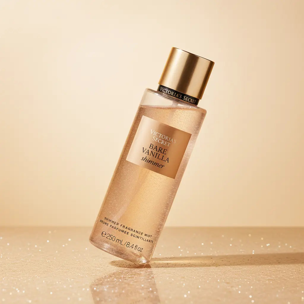 Body Splash Bare Vanilla Shimmer Body Splash Feminino - Victorias Secret - Universo do Perfume