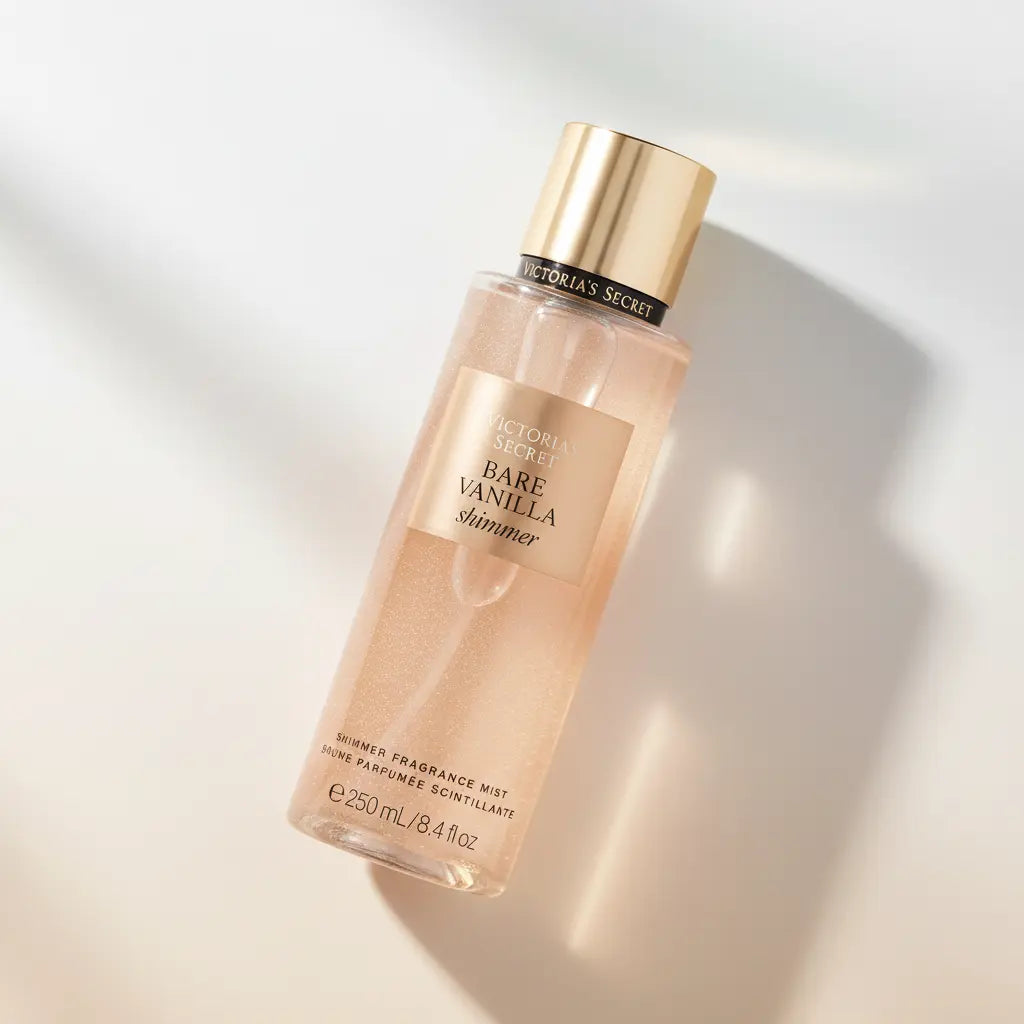 Body Splash Bare Vanilla Shimmer Body Splash Feminino - Victorias Secret - Universo do Perfume