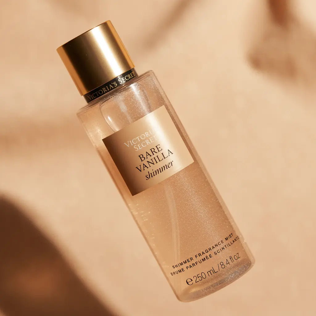 Body Splash Bare Vanilla Shimmer Body Splash Feminino - Victorias Secret - Universo do Perfume