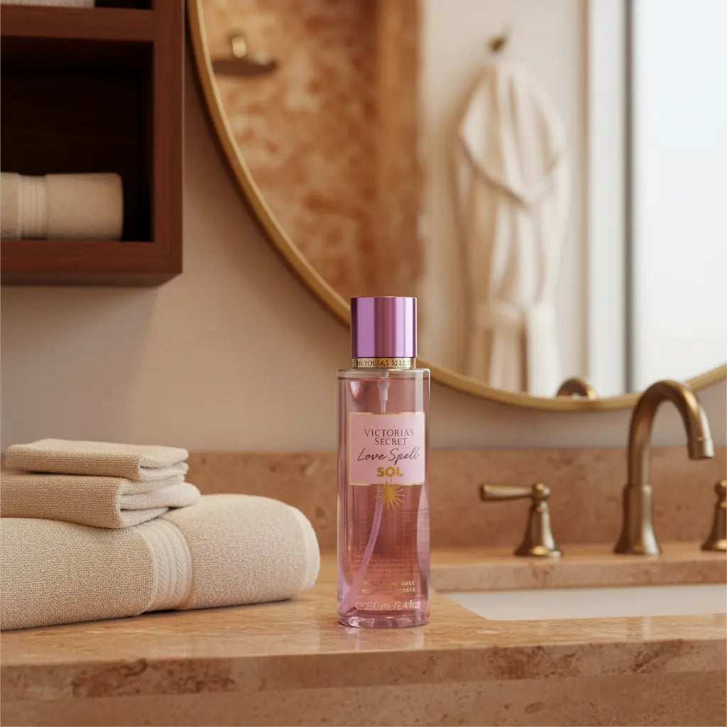 Body Splash Love Spell Sol Feminino - Victoria's Secret - Universo do Perfume