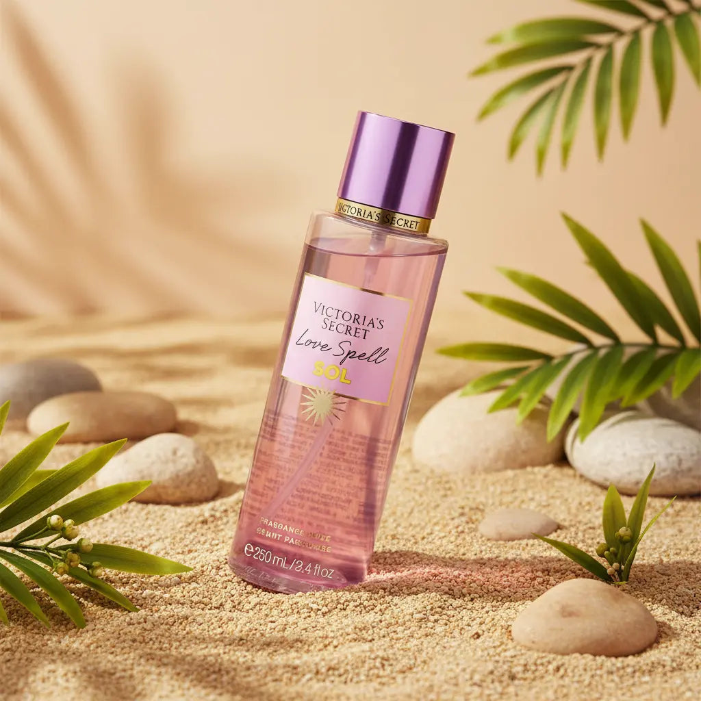 Body Splash Love Spell Sol Feminino - Victoria's Secret - Universo do Perfume
